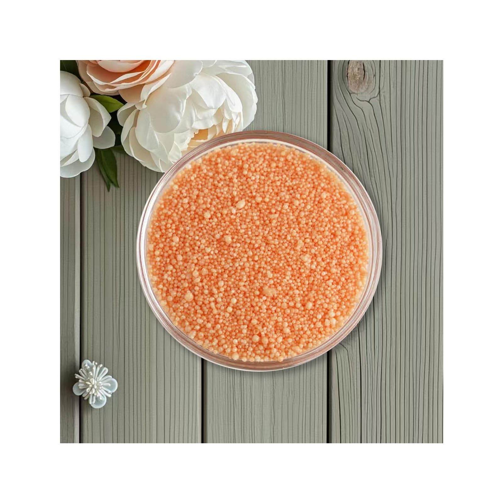 YFAURNDE Vela,Velas Perladas,Candle Pearl,Vela en Polvo,Pearled Candle,Cera de Soja,granulado de Cera,Se Utiliza para Hacer Velas pintadas con Arena, Velas de Pilar.(Orange Red,5000g/11lb)