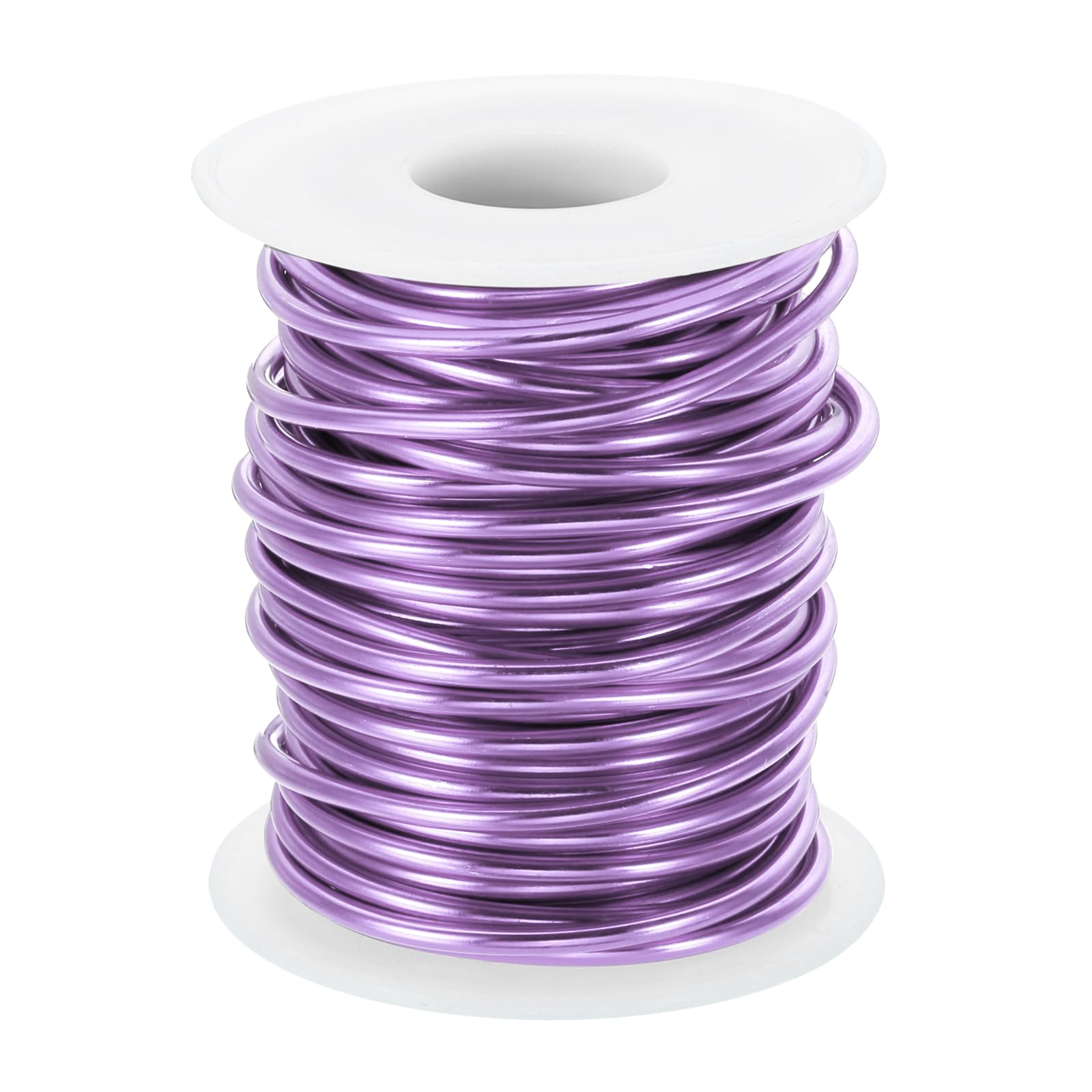 PATIKIL 10 Gauge 2.5mm Aluminum Craft Wire, 32.8 Ft Metal Wire Armature Bendable Wire for Jewelry Making Metal Wrap DIY Light Purple