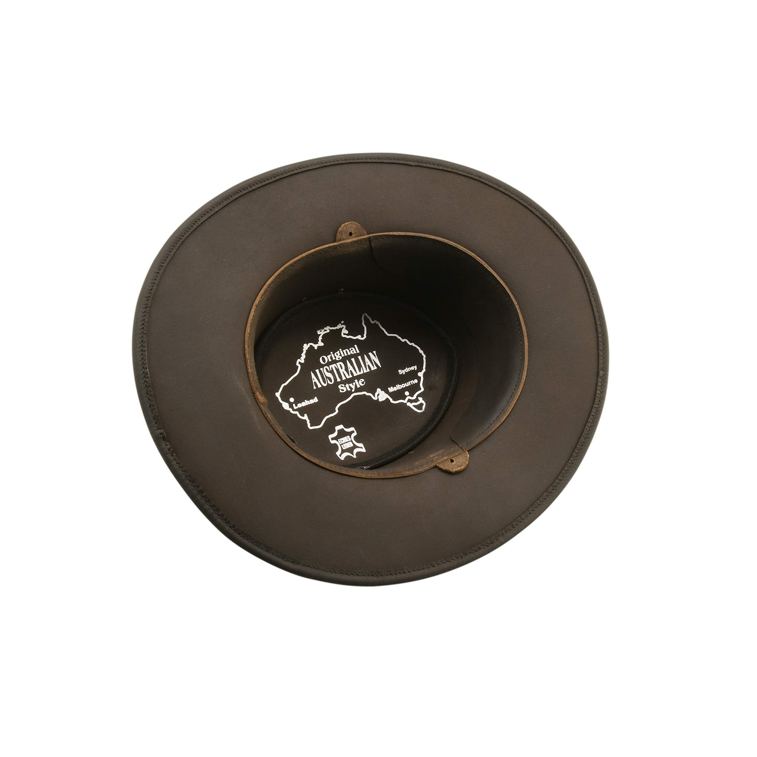Black Bungle Sorrento Cappello in Pelle Cappello Occidentale Cappello da Cowboy Realizzato con la Migliore Pelle