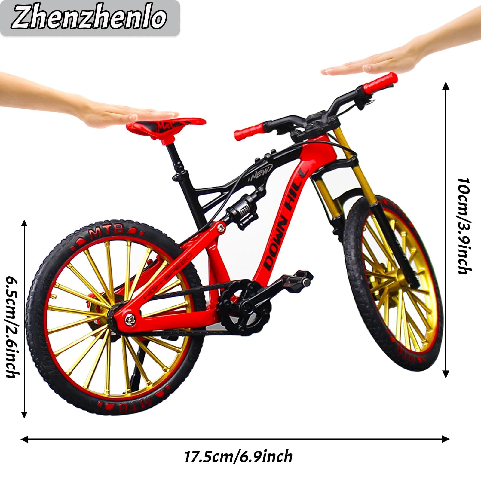 Model Roweru Górskiego - Miniaturowa Zabawka dla Dzieci, Dekoracja i Prezent