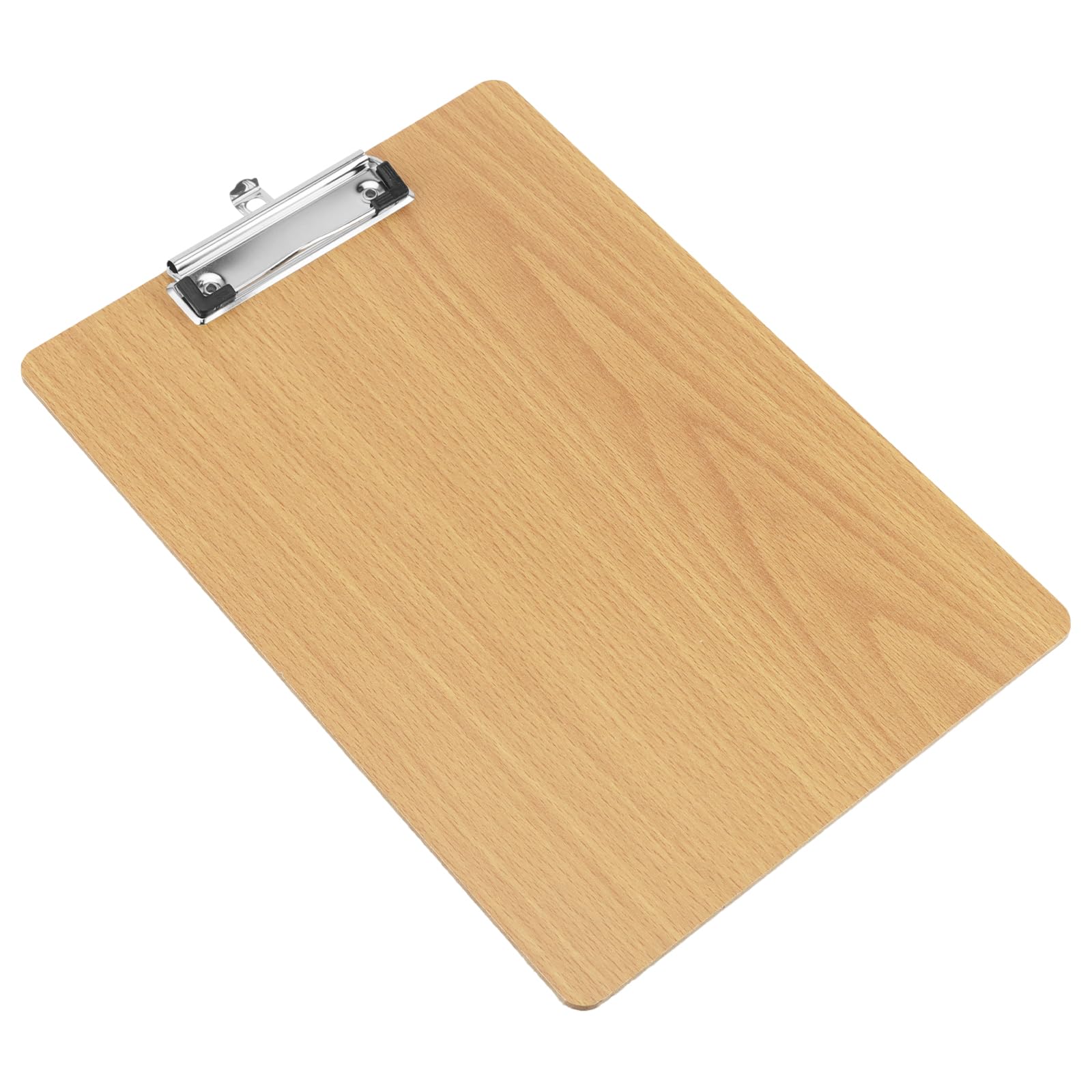 SINJEUN Porte-Blocs A4 en Bois - Lot de 12 avec Pince - 316 x 225 x 4 mm - Porte-Documents pour Bureau, Restaurant, École, Hôpital