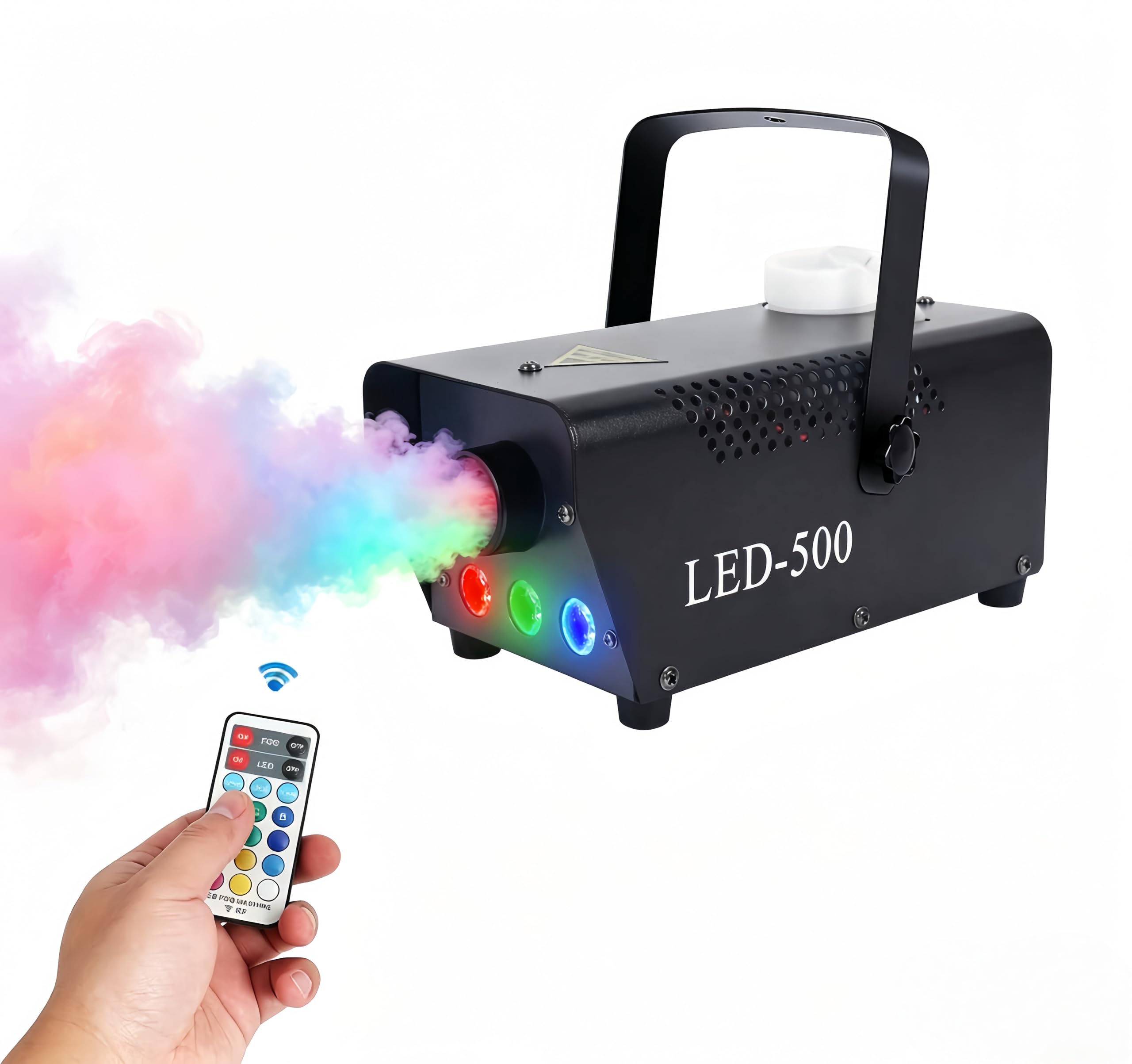 Amazon.co.jp: スモークマシン、13個のカラフルなLEDライト効果を備え
