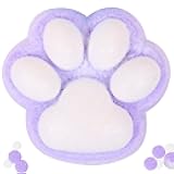 1pcs Cat Paw Squishy Toy, 5 in Big Cute Kawaii Fufu Squishies, Sticky Cat Paw Fur Ball, Super Soft Stress Relief Funny Fidget Toys, Novelty Things Suitable for Adults Kids