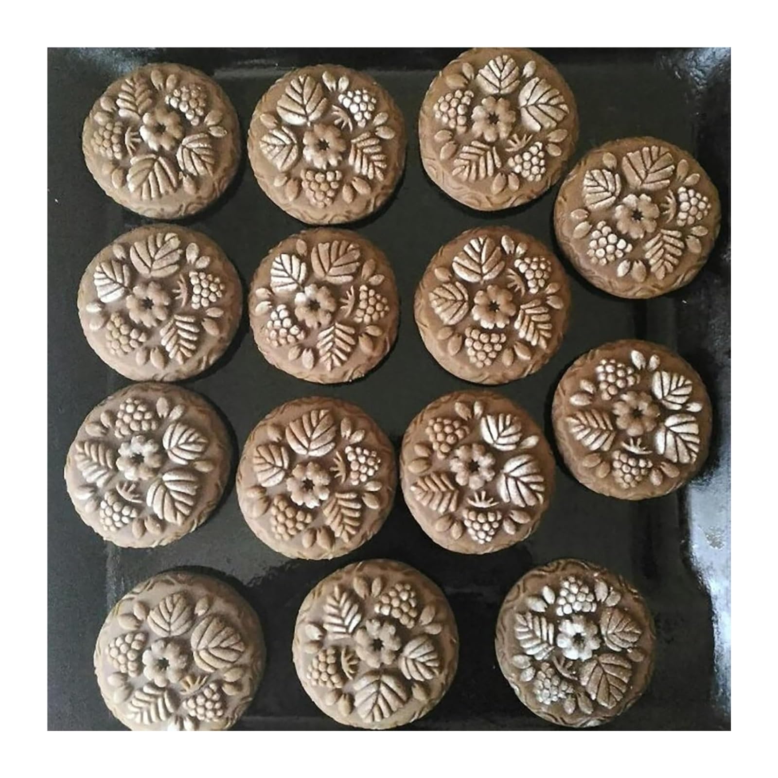 Molde para galletas, Moldes, molde tallado, sello en forma de corazón, estampado relieve, cortadores galletas