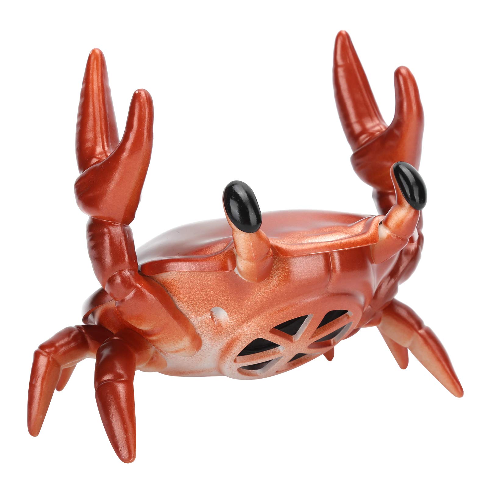 Zopsc 2 in 1 Cell Phone Stand with Bluetooth Speaker Crab Shape, Phone Holder for Desk, Crab Shape Bracket and 360 Degree Surround Sound Speakers for Desktop Decoration (Red) 3