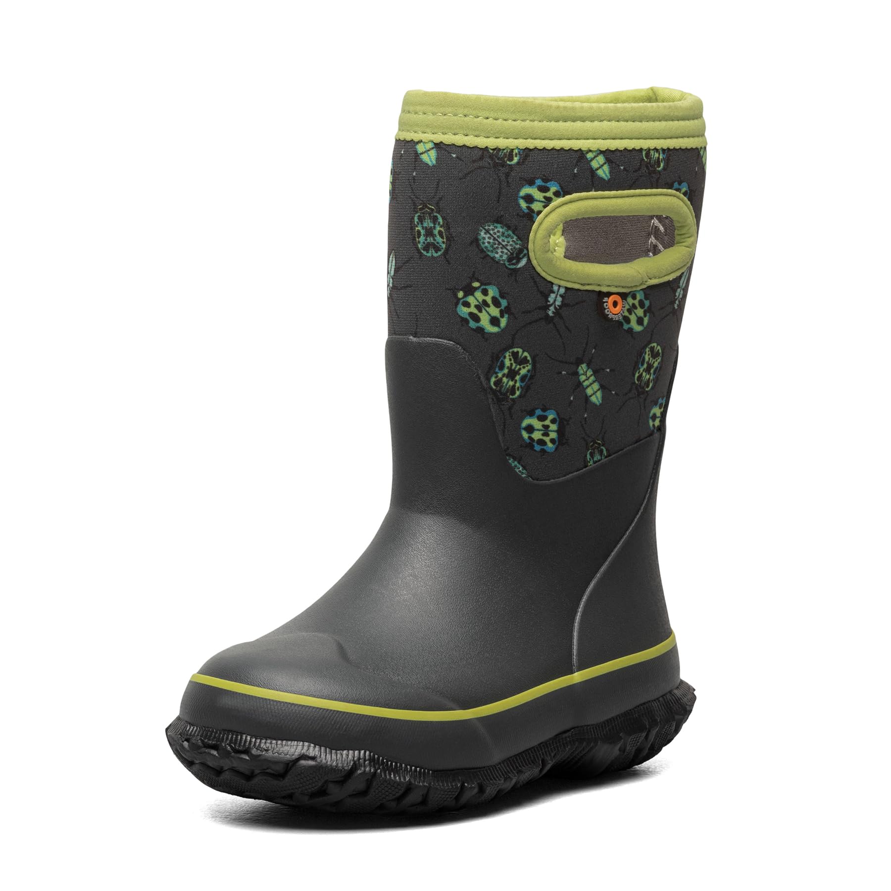 BOGS Grasp Kids Waterproof Rain Boots, Insulated Winter Snow Boots