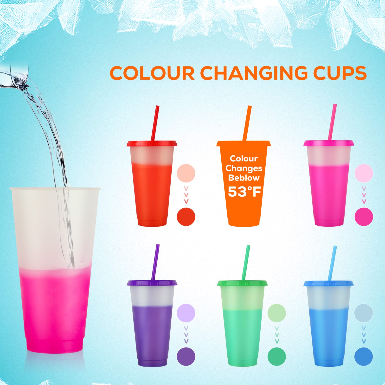 Spoddy Tazza da caffè in plastica (set da 6 tazze, bianco), in plastica con manico per campeggio, per bambini e anziani (riutilizzabili, senza BPA, l | Leroy Merlin