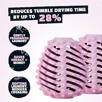 Ecoegg Dryer Egg | Reduces Drying Time | Tumble Dryer Balls replacement & Dryer Egg Fragrance Sticks| Refills | Reduces Drying Time | Tumble Dryer Balls replacement