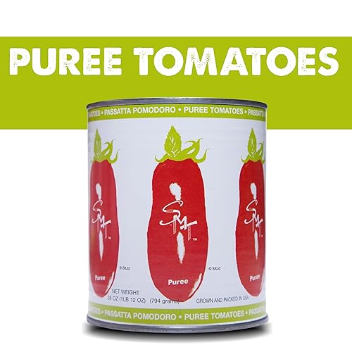 Miniatura 2 de SMT San Merican Tomato, Tomates de puré enlatados, 28 onzas, paquete de tres