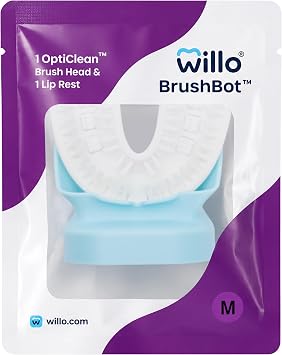 Willo BrushBot Brush Head Replacement, Medium - Ages 8-11 Years