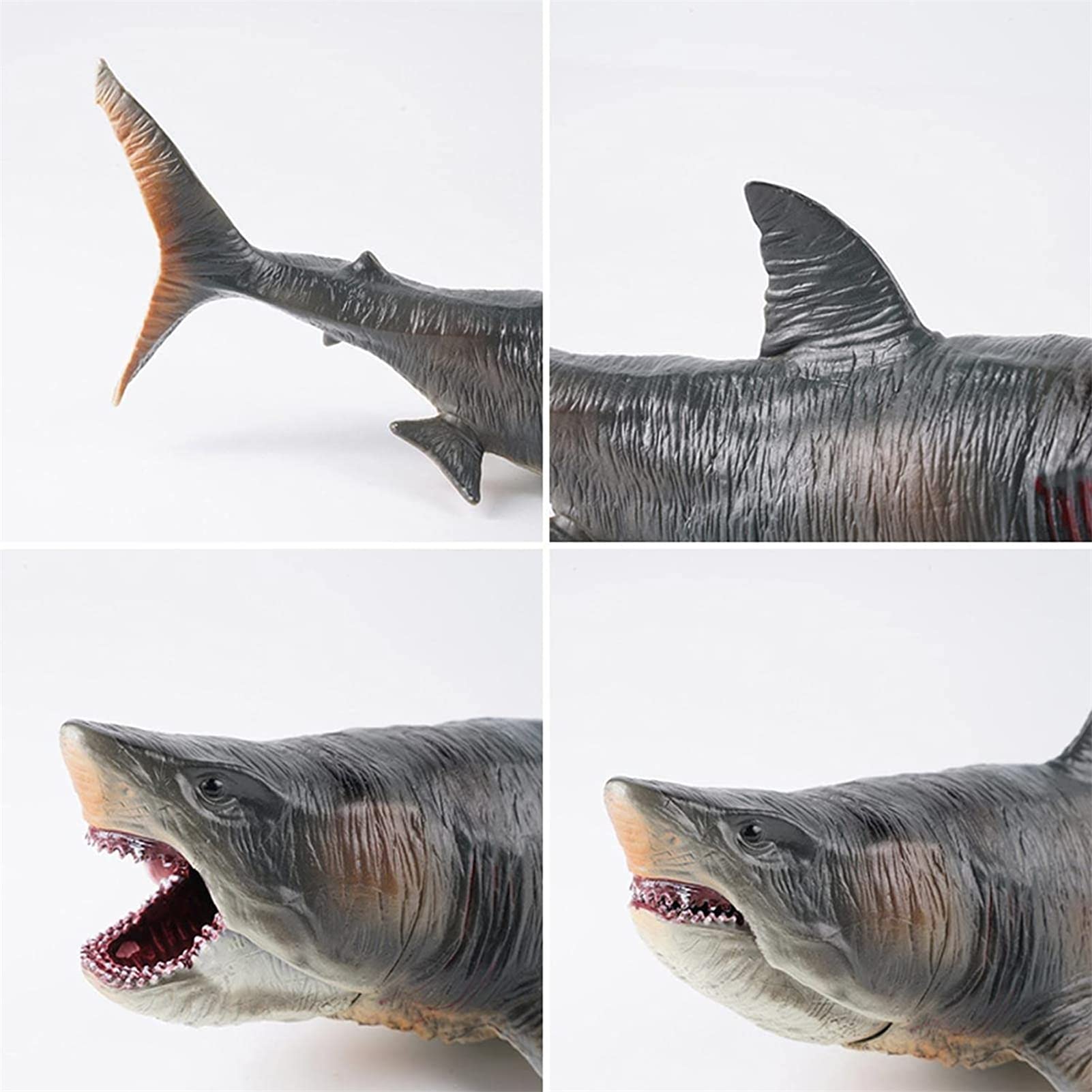 Shark Modell Spielzeug – Realistische Megalodon Figur, 26 Cm, Aus PVC, Deko Für Zuhause, Sammlung Oder Lehrmittel