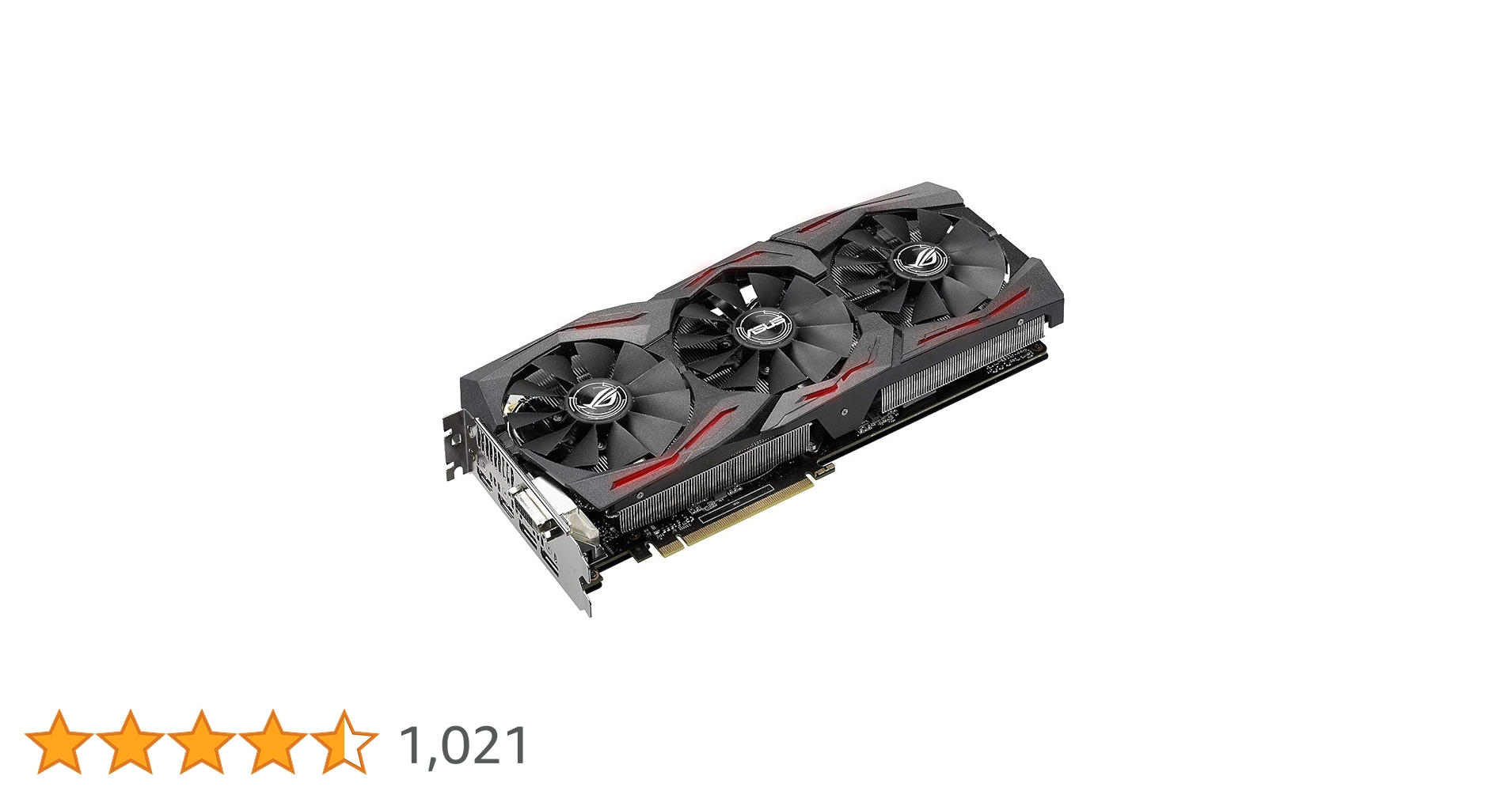 ASUS GeForce GTX 1080 8GB ROG Strix Graphics Card (STRIX-GTX1080