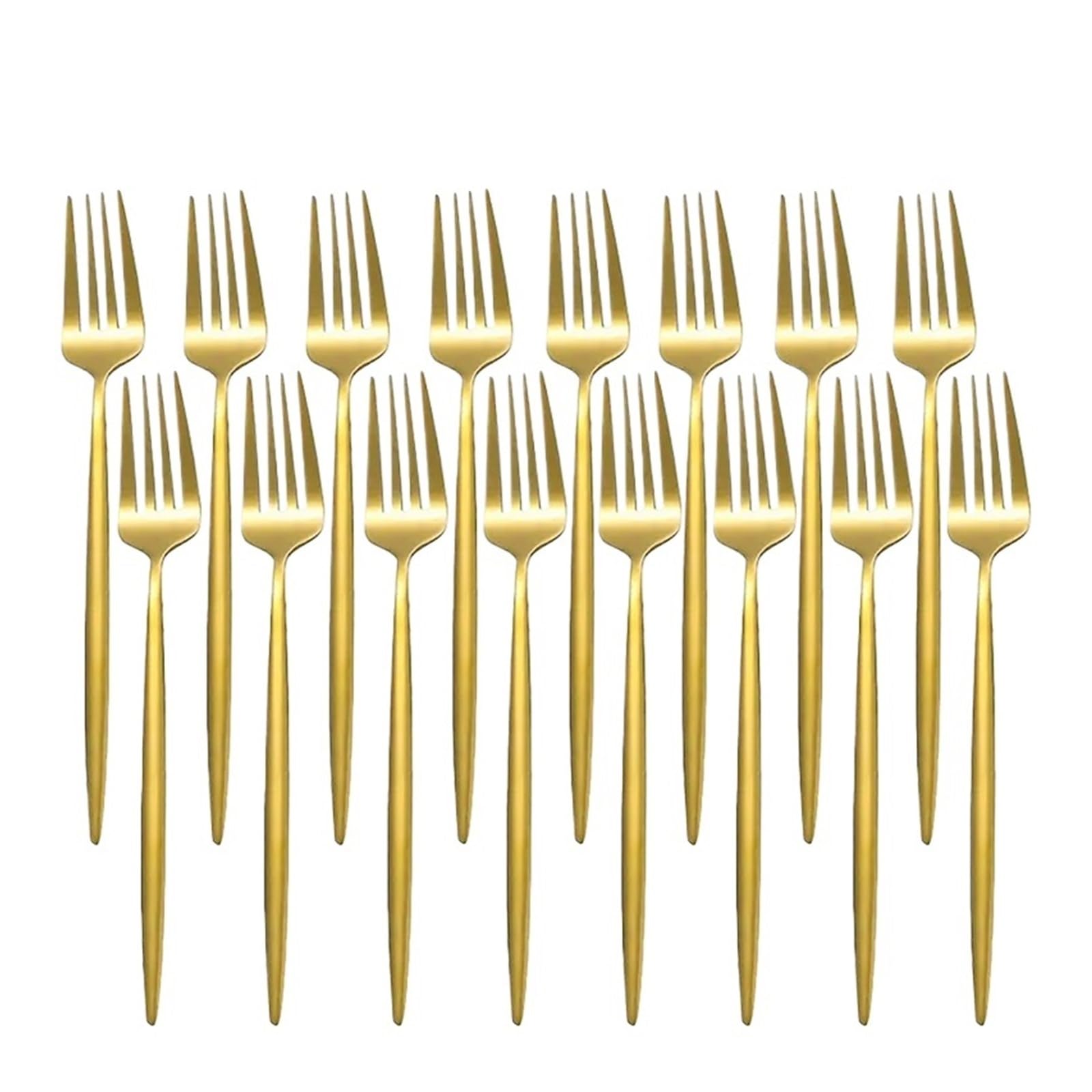 Wzptlkibad 16Pcs Fork Stainless Steel Dinner Fork, Multi Purpose Table Cutlery