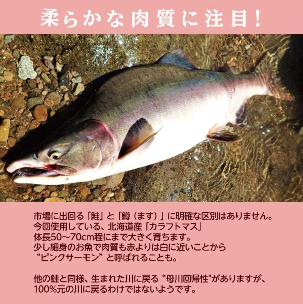 Amazon 北海道産 オホーツクサーモン塩焼き 10切 4pセット ピンクサーモン さっぽろ朝市 高水 生鮮魚介類 水産加工品 通販
