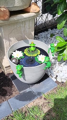 Set Di 3 Rane Decorative Per Giardino - Per Laghetti, Vasi E Terrazze - Foto 9