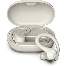 JLab Go Sport+ Wireless Workout Earbuds Featuring C3 Clear Calling, Secure Earhook Sport Design, 35+ Hour Bluetooth Playtime, and 3 EQ Sound Settings (Sand)