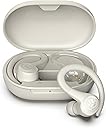 JLab Go Sport+ Wireless Workout Earbuds with C3 Clear Calling, Secure Earhook Sport Design, 35+ Hour Bluetooth Playtime, 3 EQ Sound Settings, Sand
