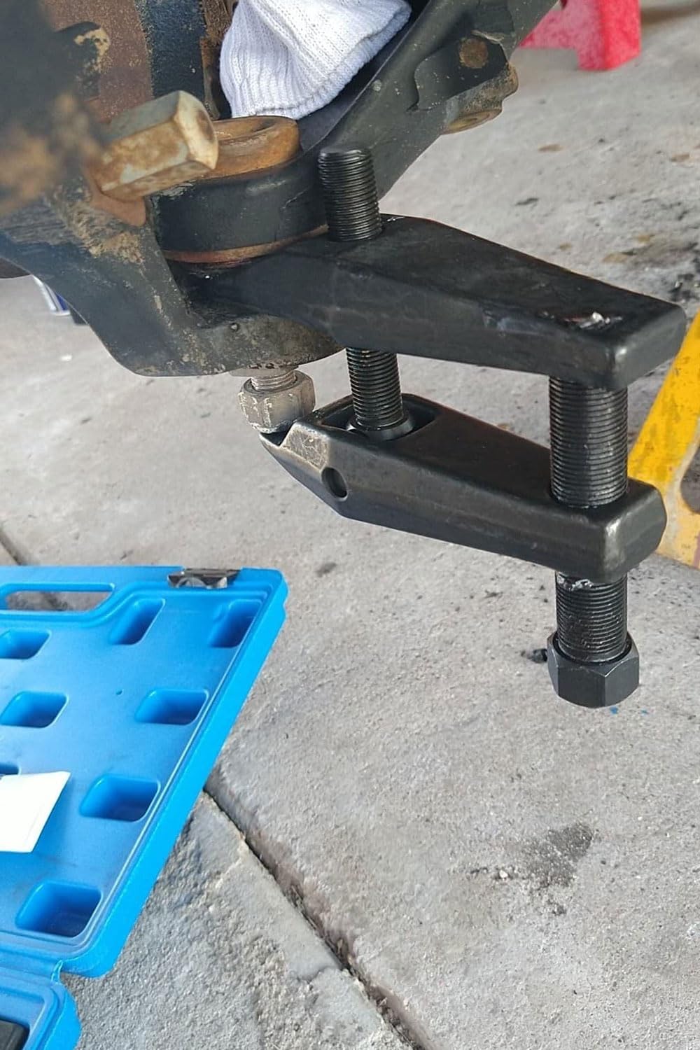 DPTOOL Estrattore Giunti Sferici Bracci di Controllo per impieghi gravosi Fuso a snodo Attrezzo per la rimozione delle estremità del Tirante 22mm 24mm 27mm 31mm 36mm per BMW/Benz
