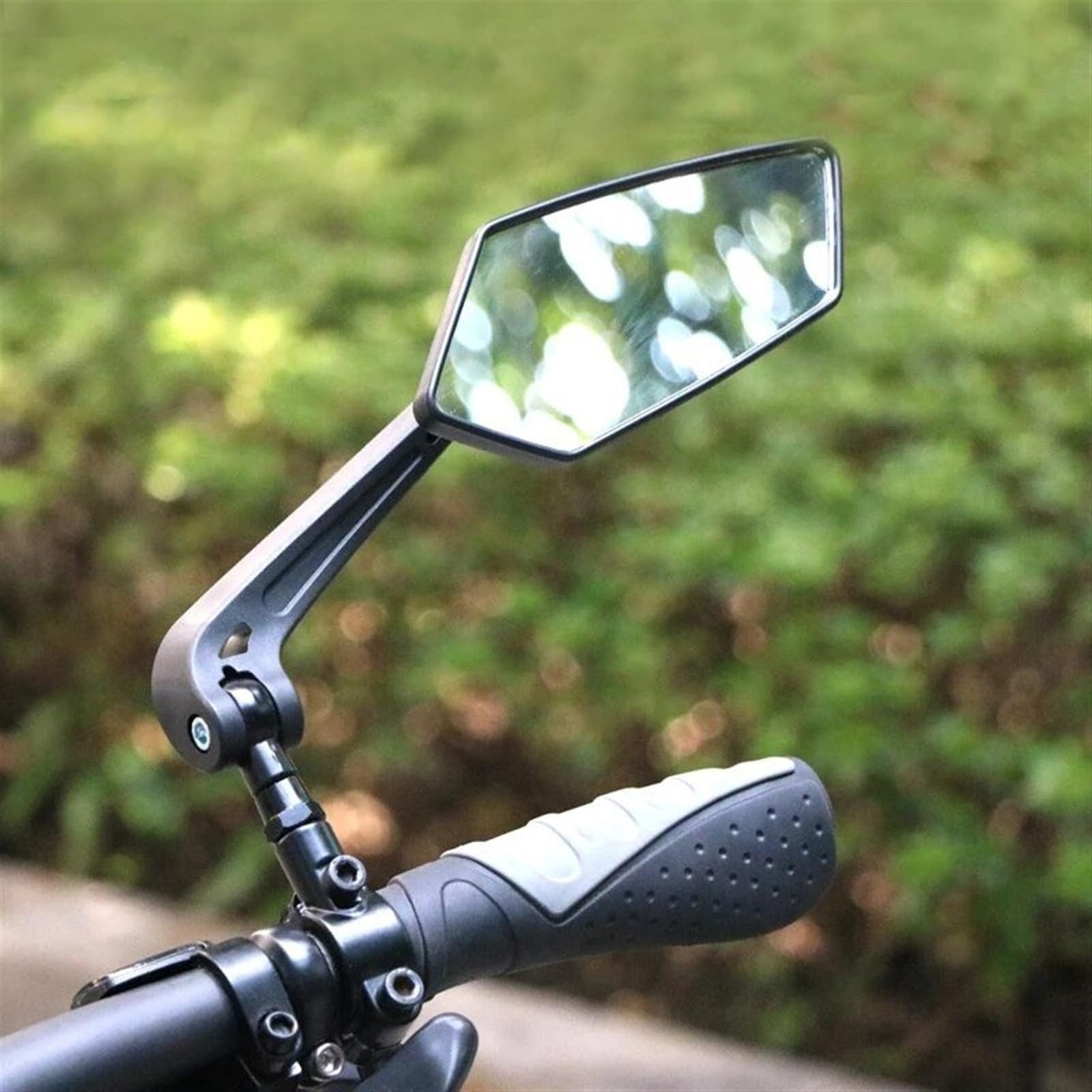 Rétroviseur Vélo Transparent Réflecteur Vue Arrière À Large Portée Guidon Réglable Miroir Gauche Droit Rétroviseurs Moto