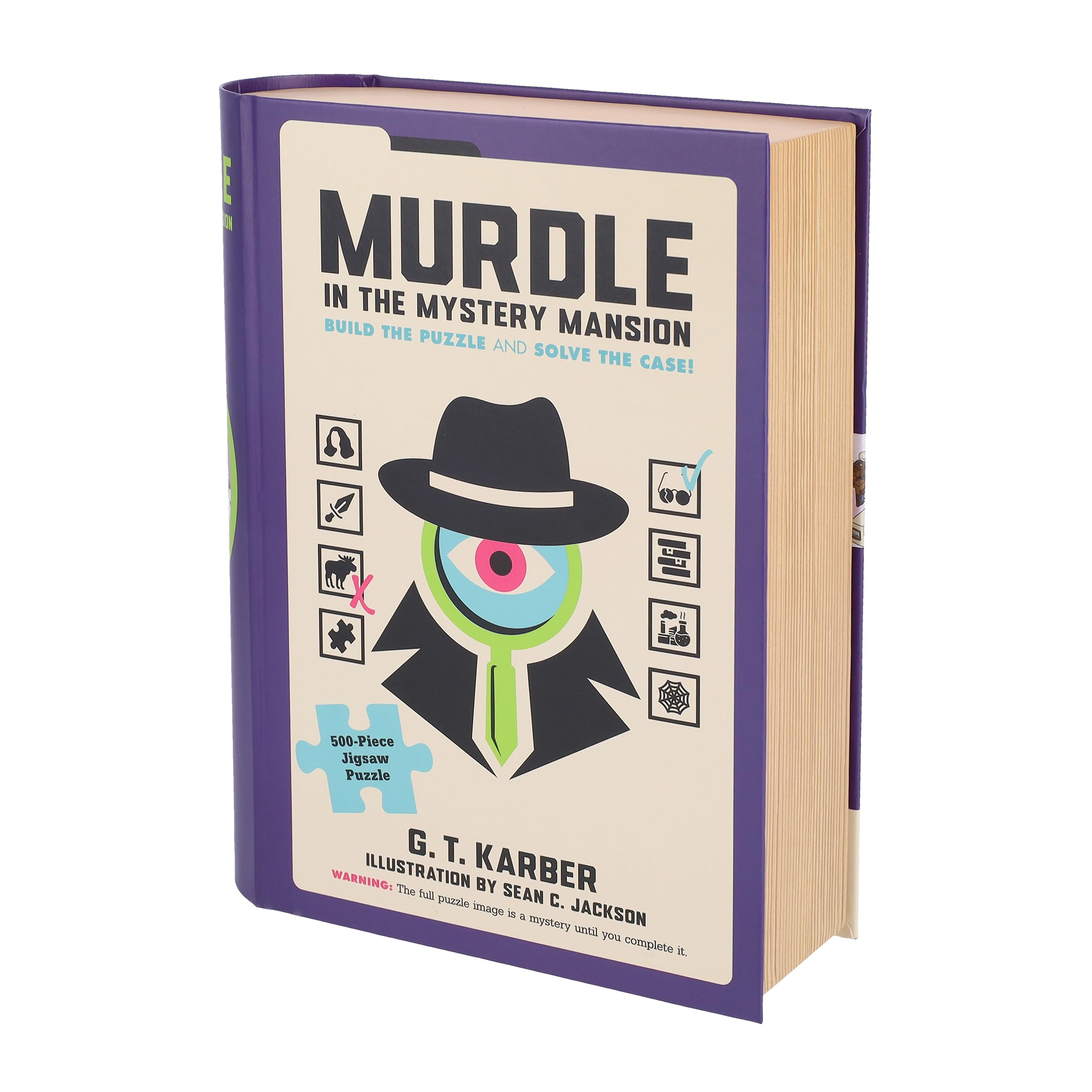 Amazon.com: Murdle in The Mystery Mansion 500-Piece Jigsaw Puzzle