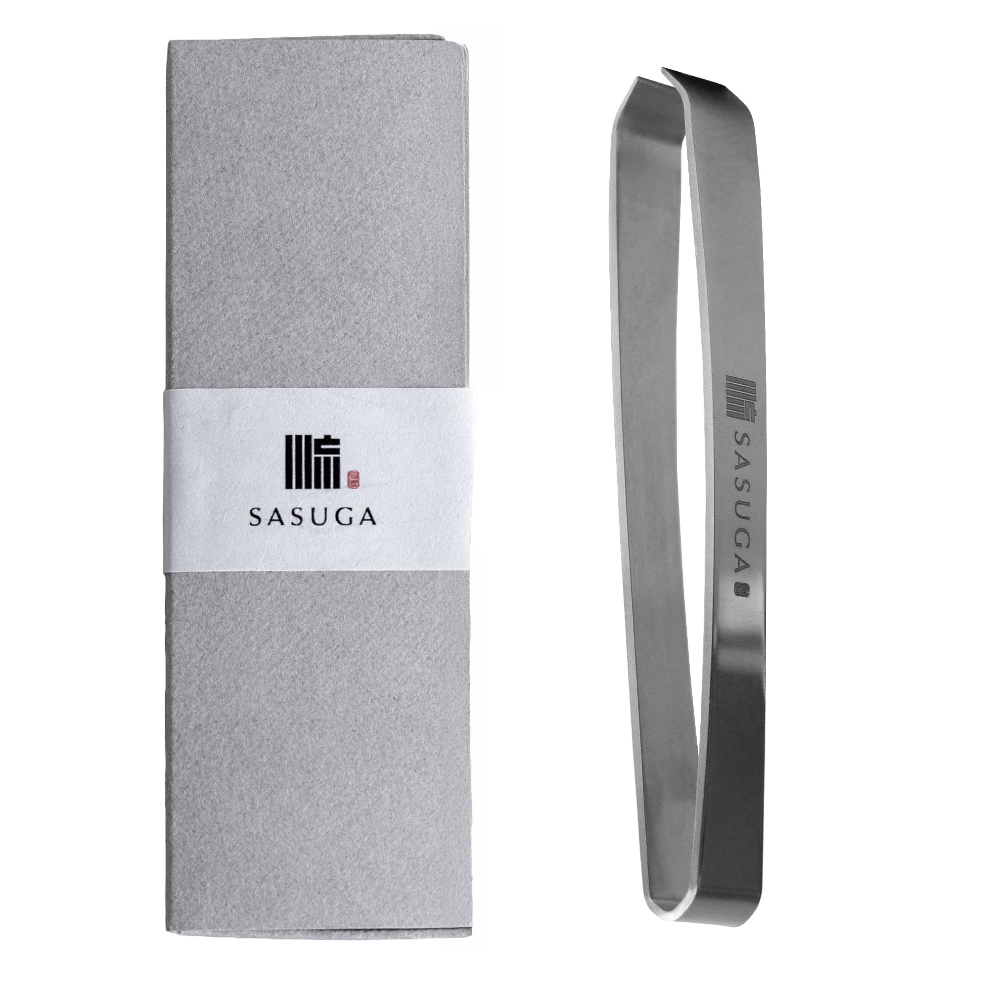 Sasuga Silver Japanese Fish Bone Tweezers, Stainless Steel, Made In Japan, Non-Slip Grip, Precise Pin Bones Removal For Salmon, Trout & Other Fish