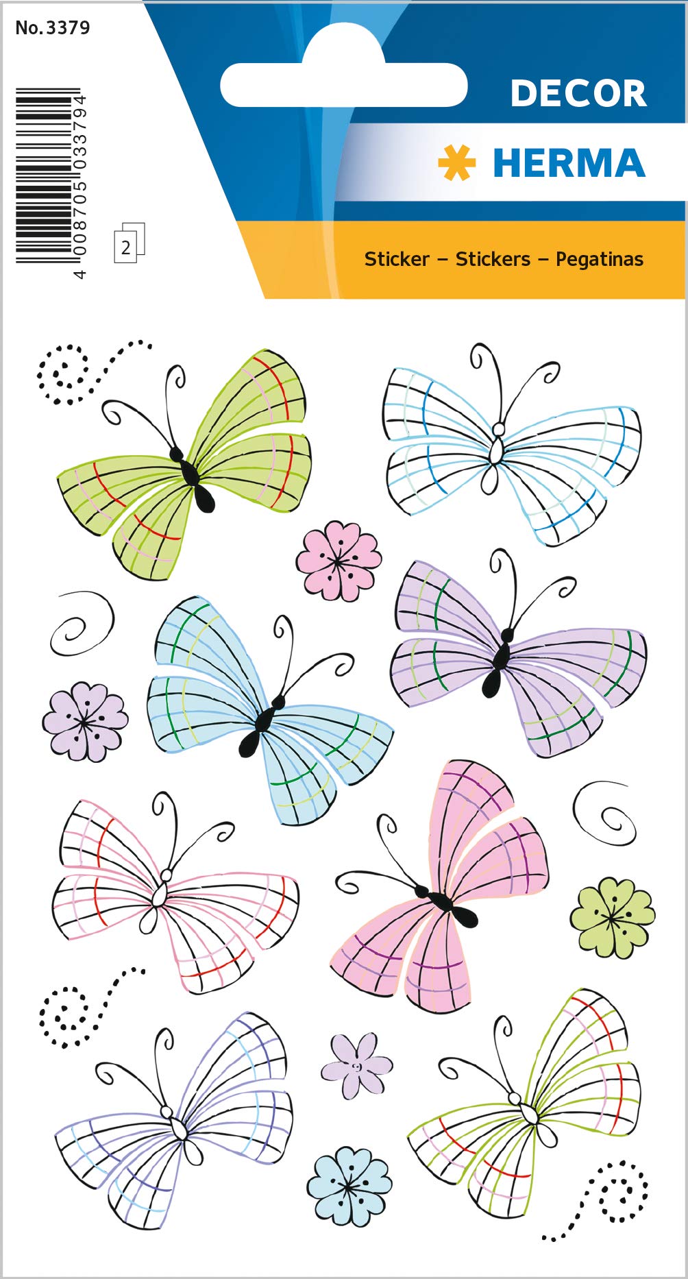HERMA Permanent Butterflies
