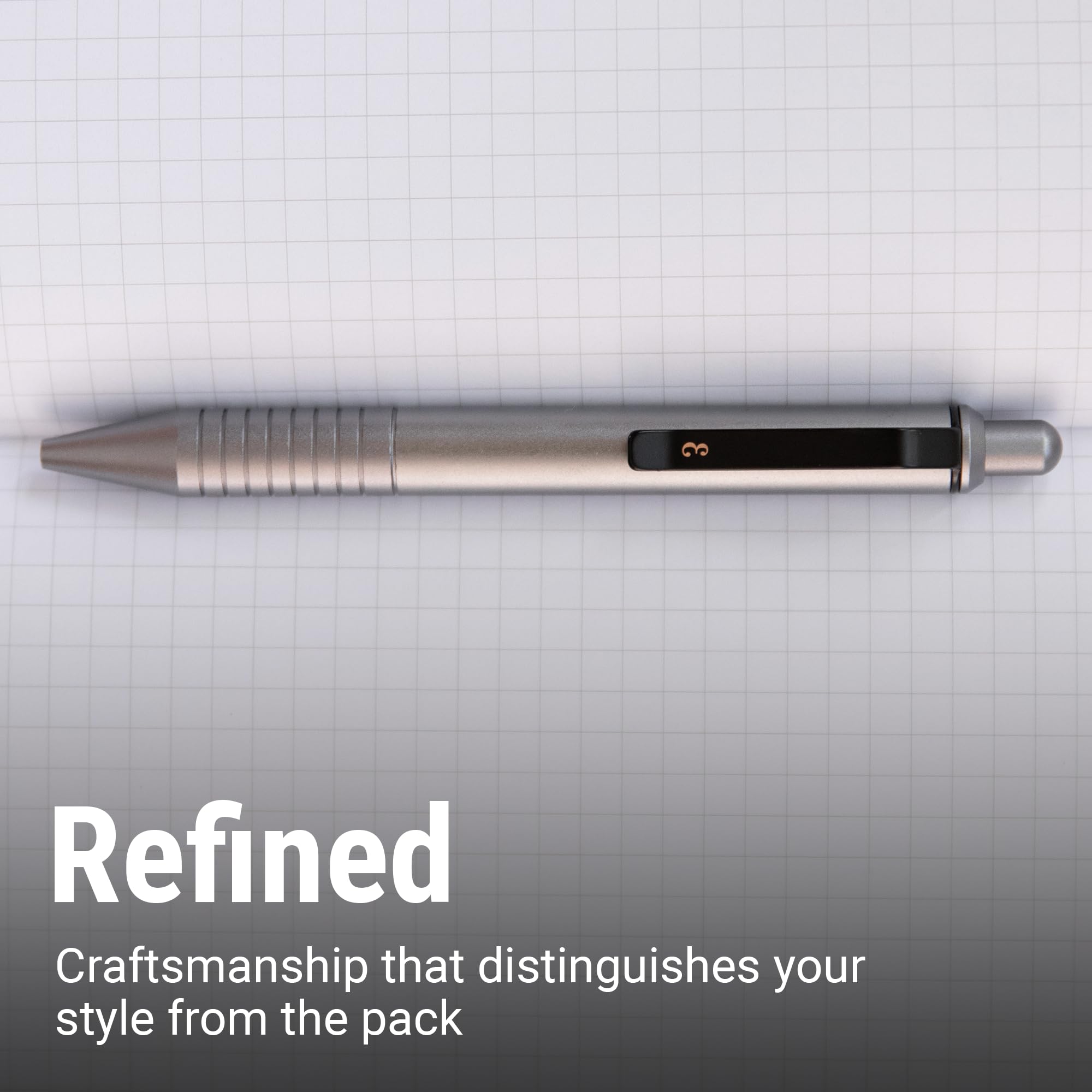 Everyman Grafton Mini Click Refillable 7mm Ball Point Pen