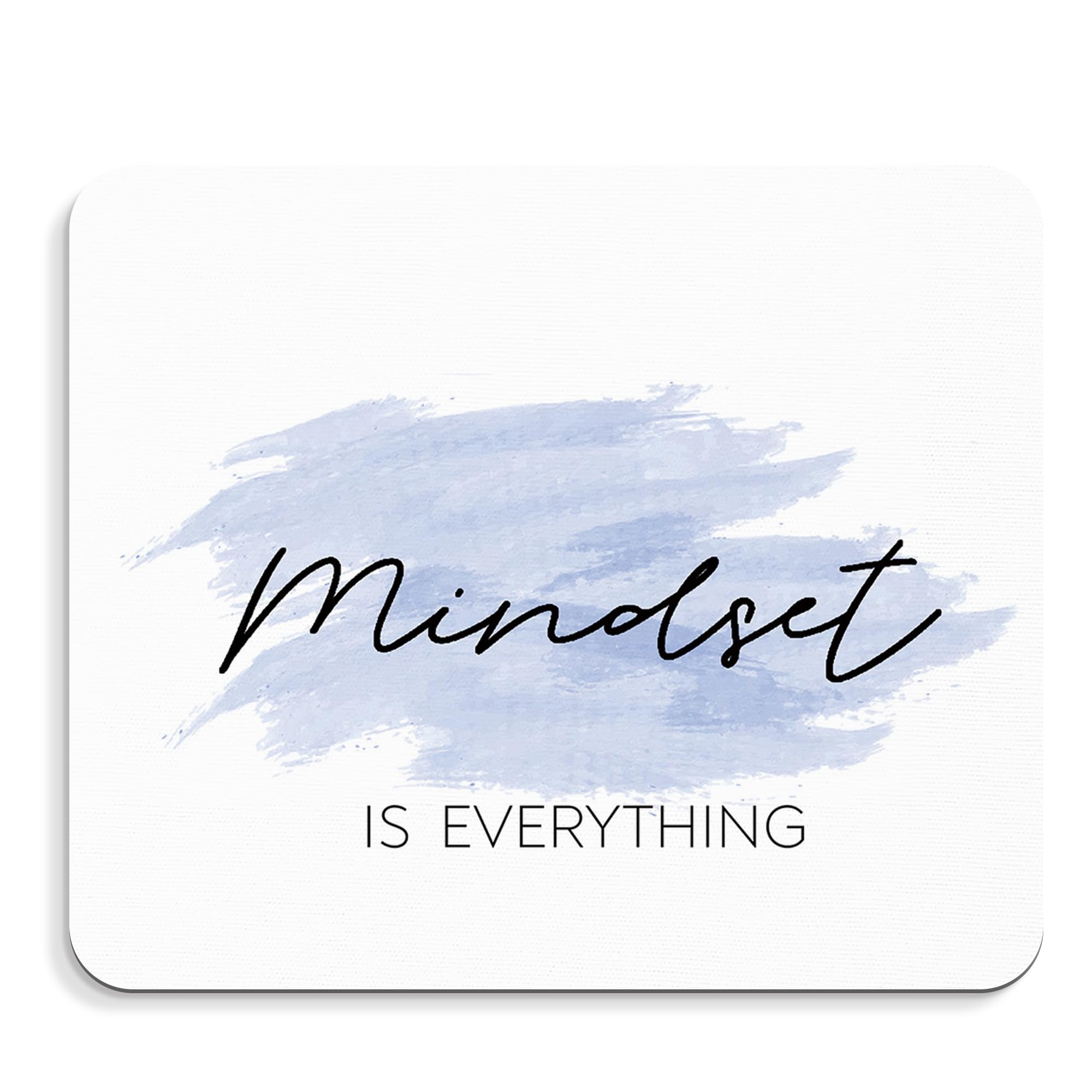 BAYOGITA Motivational Mouse Pad - Mindset is Everything Mousepad, Inspirational Office Mouse Pad, Motivational Desk Mousepads, Inspirational Office Gifts, Gifts for Employees, 9.5x8 Inches
