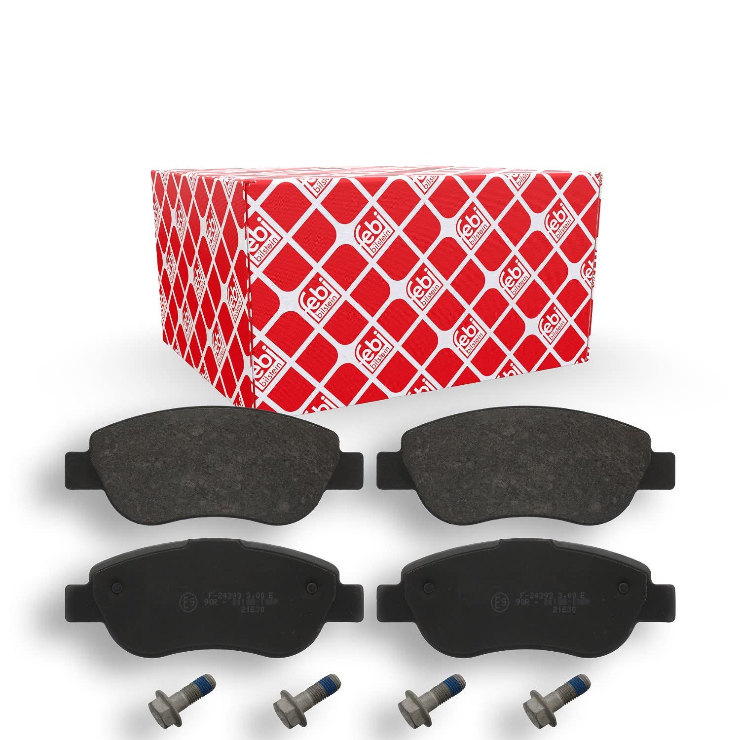 febi bilstein 16857 Brake Pad Set with fastening material, 1 unit