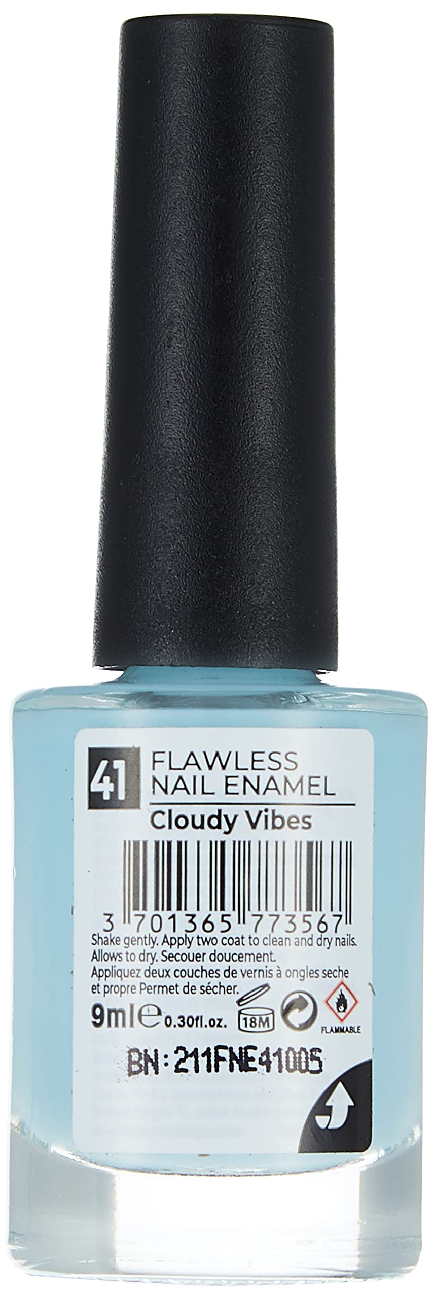 Note Cosmetics Nail Flawless Oje 41 Cloudy Vibes, Mavi