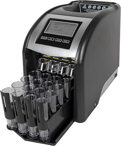 Vista 15 de Royal Sovereign Contador/clasificador eléctrico de monedas de 4 filas con tecnología patentada antiatascos y pantalla de conteo digital (FS-44N)
