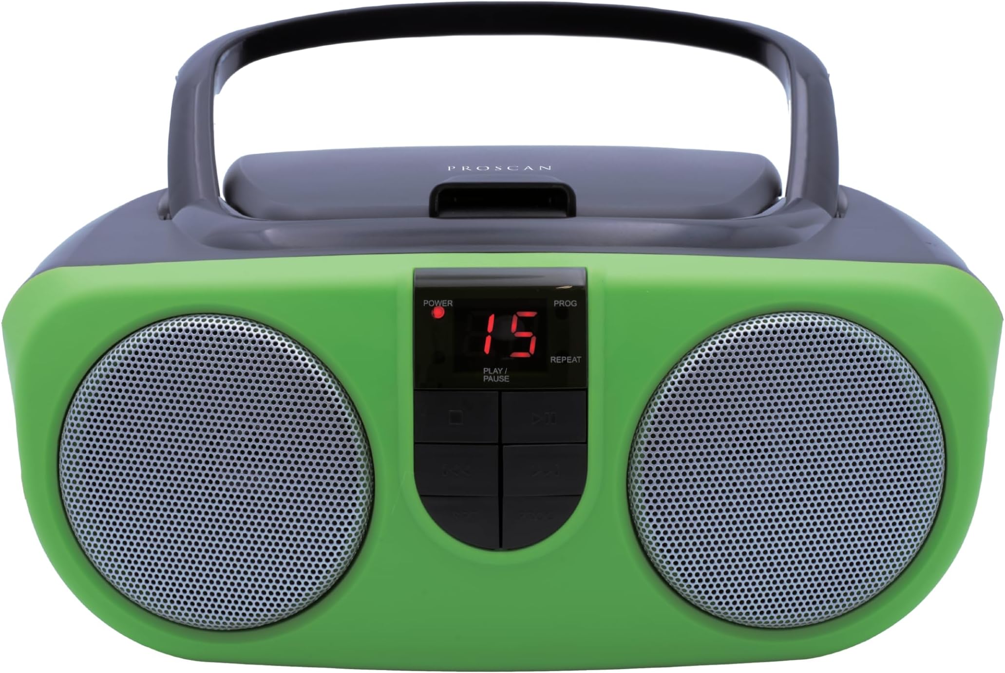 Sylvania SRCD243 Portable CD Player with AM/FM Radio, Boombox(Green)