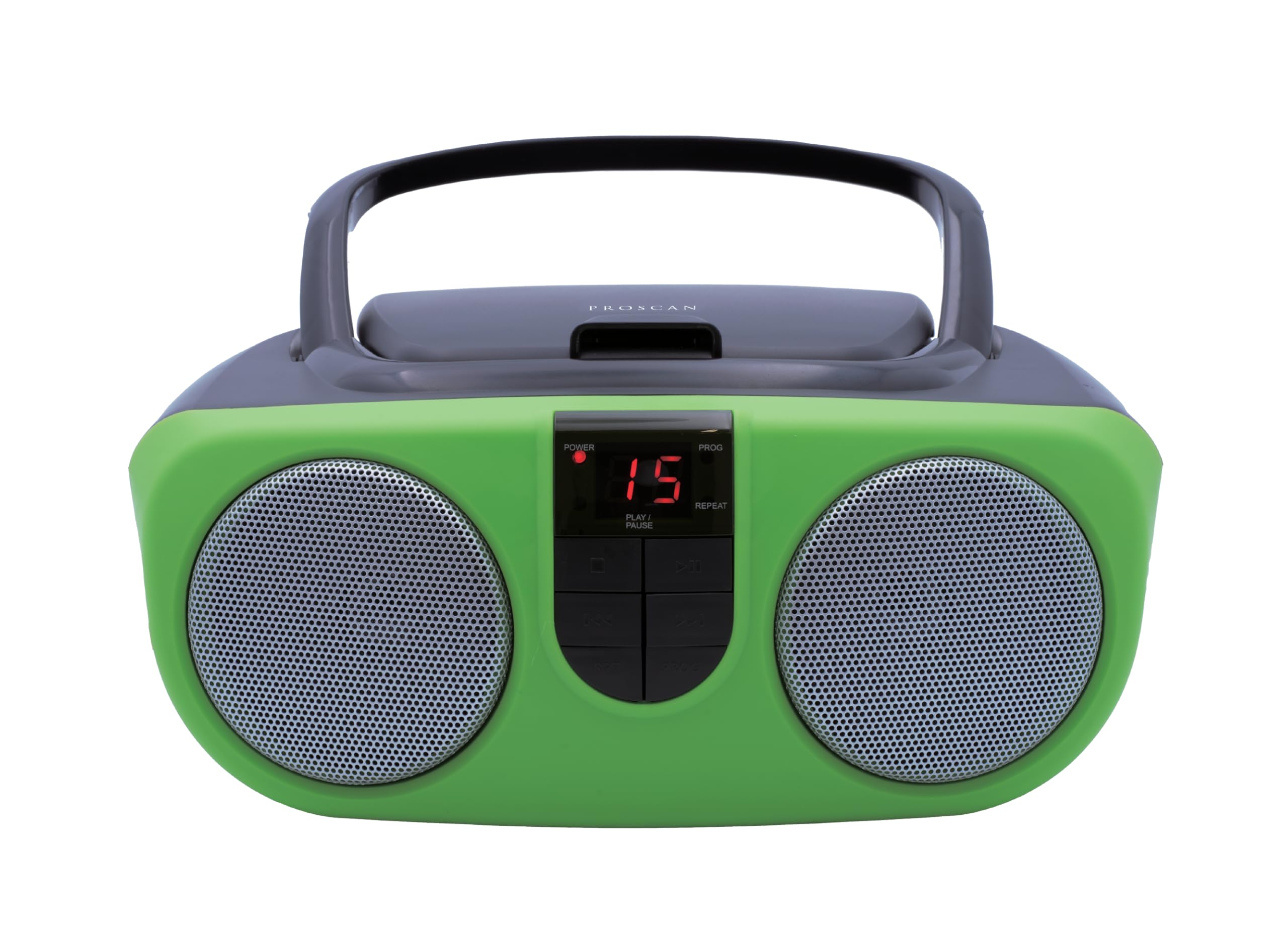 Sylvania SRCD243 Portable CD Player with AM/FM Radio, Boombox(Green)