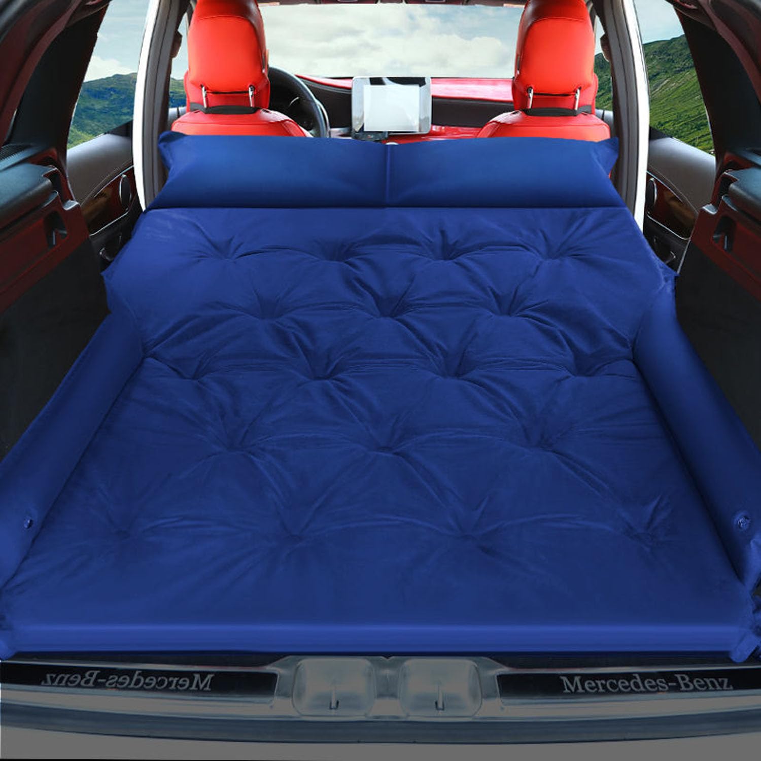Auto Colchones Aire para VW Golf 3 5 6 7 Golf3 Golf5 Golf6 Golf7,Colchón Hinchable Coche Maletero Colchón Viajes Campamento Accesorios,C-Blue