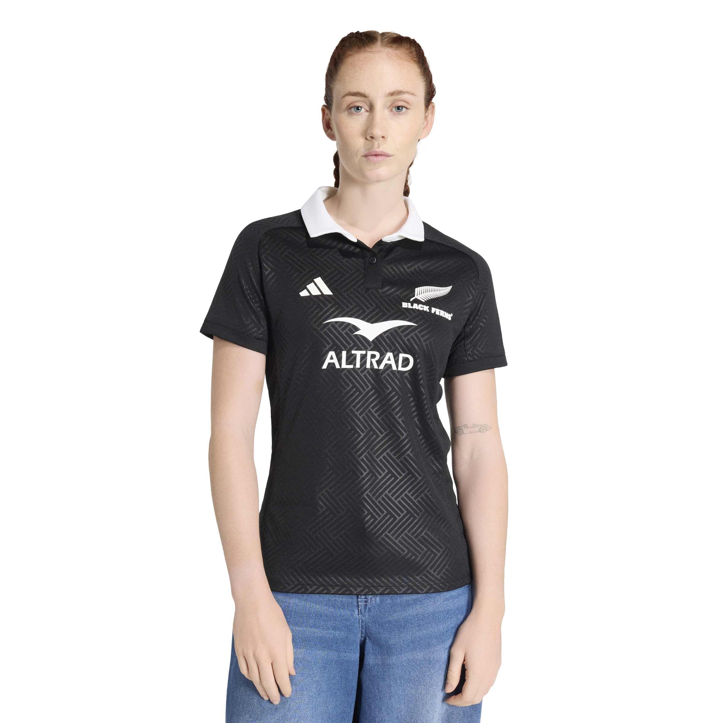 adidas Damen Black Ferns Home Jersey Women Kurzärmelig (1er Pack)