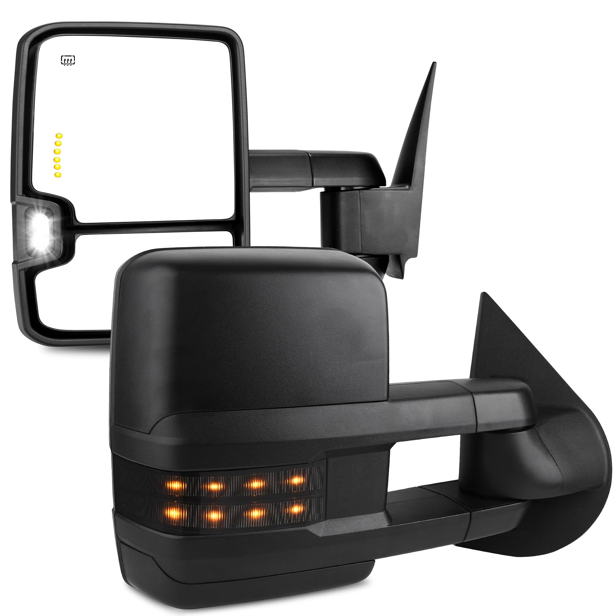 YITAMOTOR Towing Mirrors Compatible with 1999 2000 2001 2002 Chevy