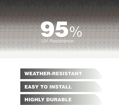 Miniatura 2 de Awnlux Toldo de vinilo duradero para caravana, camioneta, SUV, repuesto de toldo de patio (10, color negro desteñido)