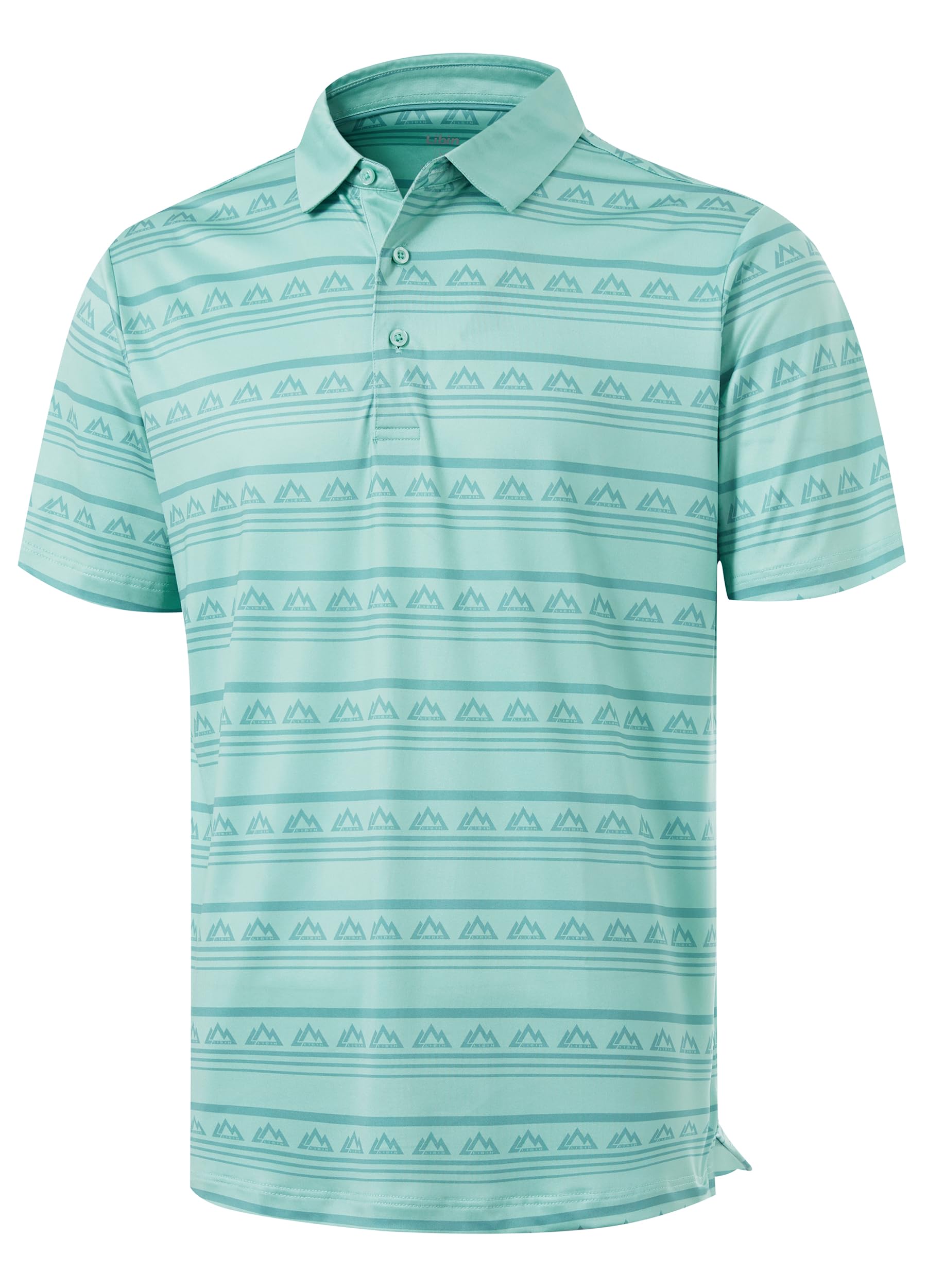 - Golf Polo Shirts for Men Short Sleeve Quick Dry Performance Moisture Wicking Print Collared Golf Shirts Casual Business