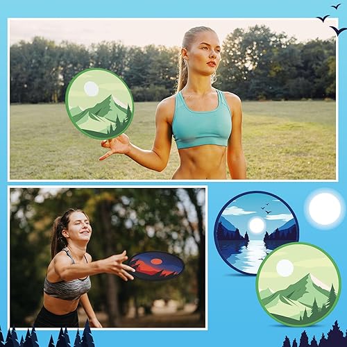 Vista 33 de Gejoy Ventilador plegable de 24 piezas de estilos abstractos, ventiladores de refrigeración compactos de mano, ventiladores redondos multifunción