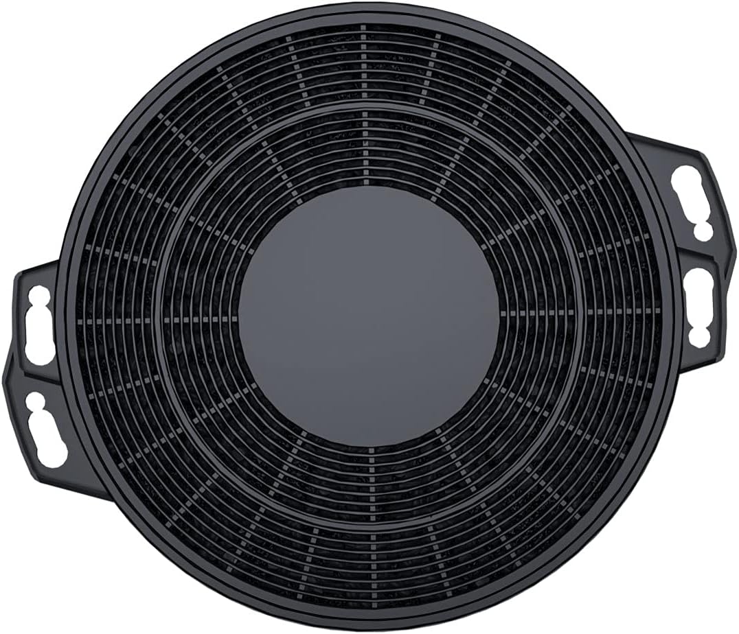 CIARRA CACF006 Range Hood Carbon Filters, Replacement Charcoal Filters for Ductless Ventilation, Carbon Filters for Recirculation, Easy Installation, Set of 2