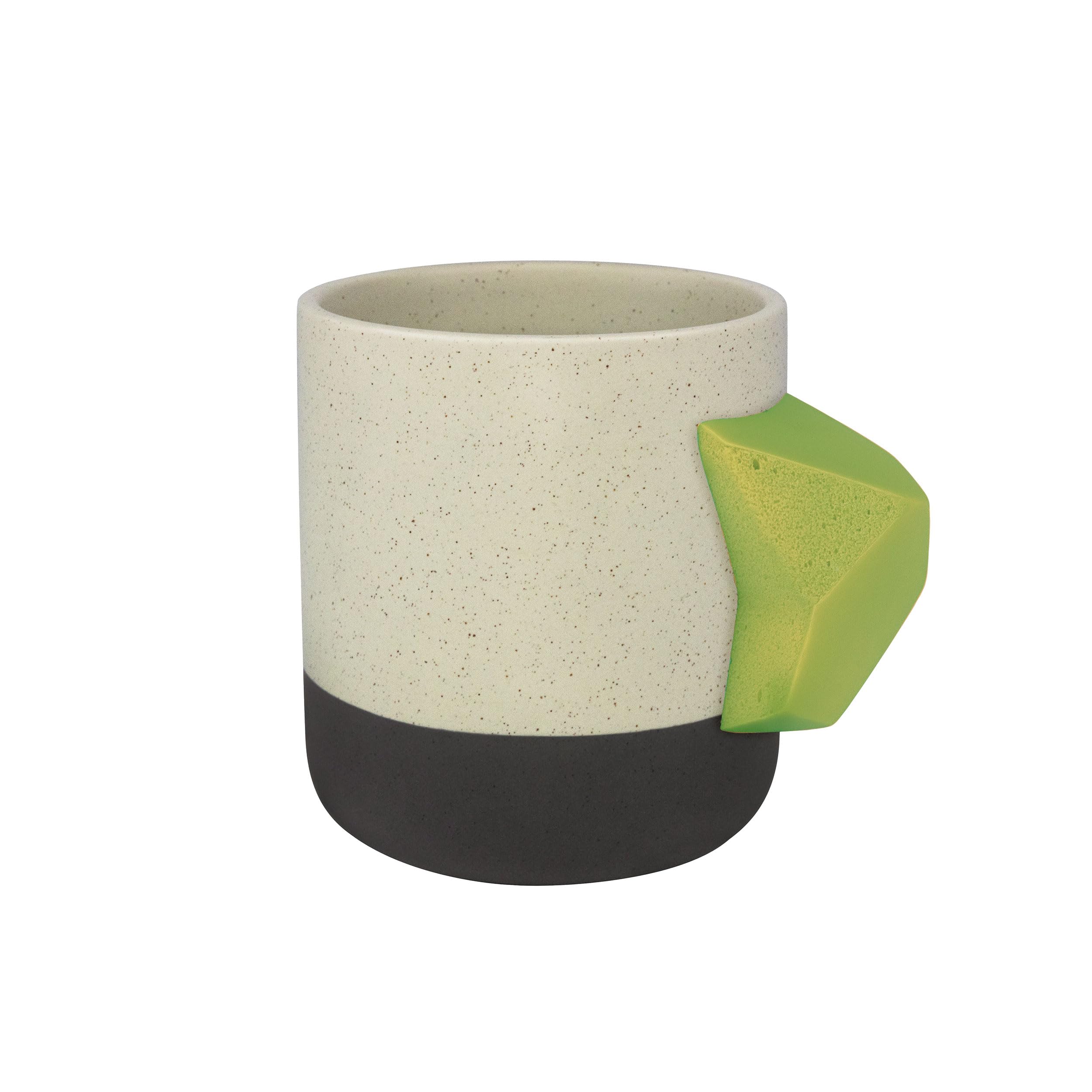 YY Vertical Evo - Tazza Da Arrampicata Con Presa Integrata, 33 Cl, Design Ispirato Al Boulder, Adatta A Microonde E Lavastoviglie, Colore Verde, Regalo Per Scalatori