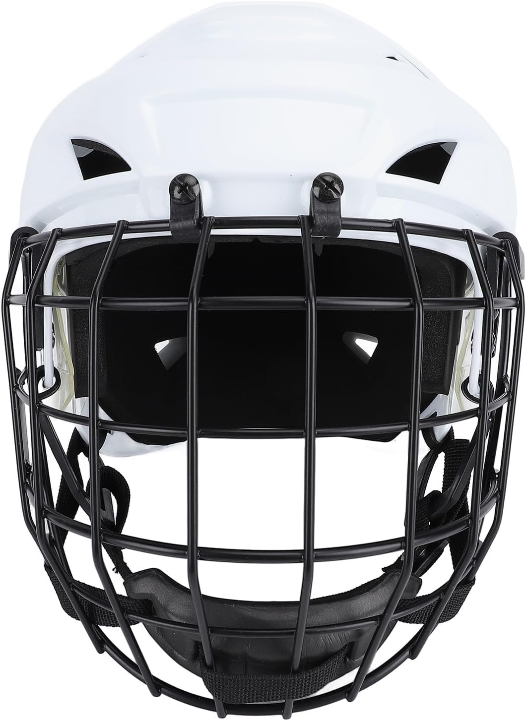 Sport Hockey Helmet Combo with Face Mask Cage, Hockey Helmet Combo with Cage Youth Ice Hockey Protective Gear for Roller Hockey Sports Protection, Optimized Visibility