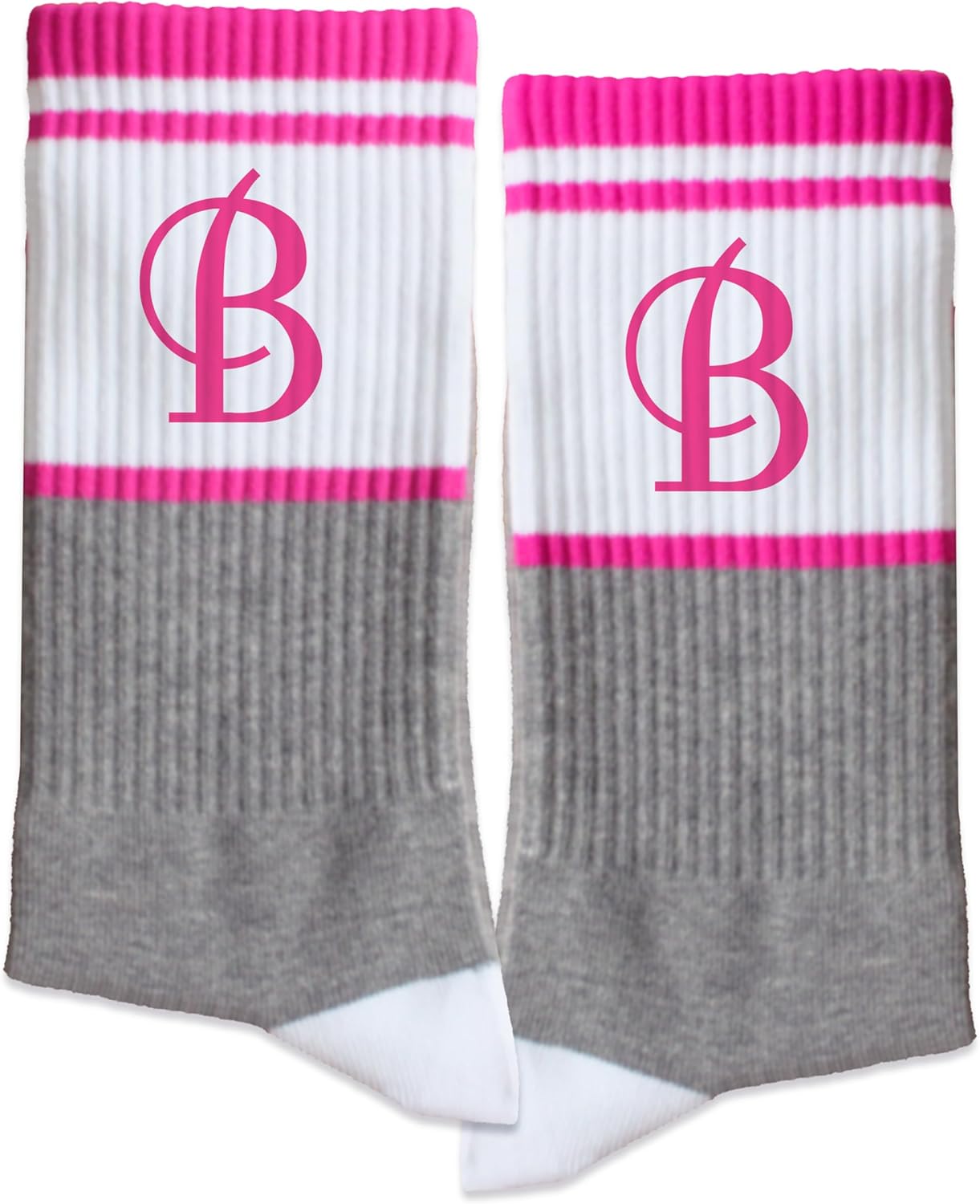 FujLoy Letter Socks For Men Women Teens.Gift For Family & Friends Birthday, Graduation & Back To School.(01)