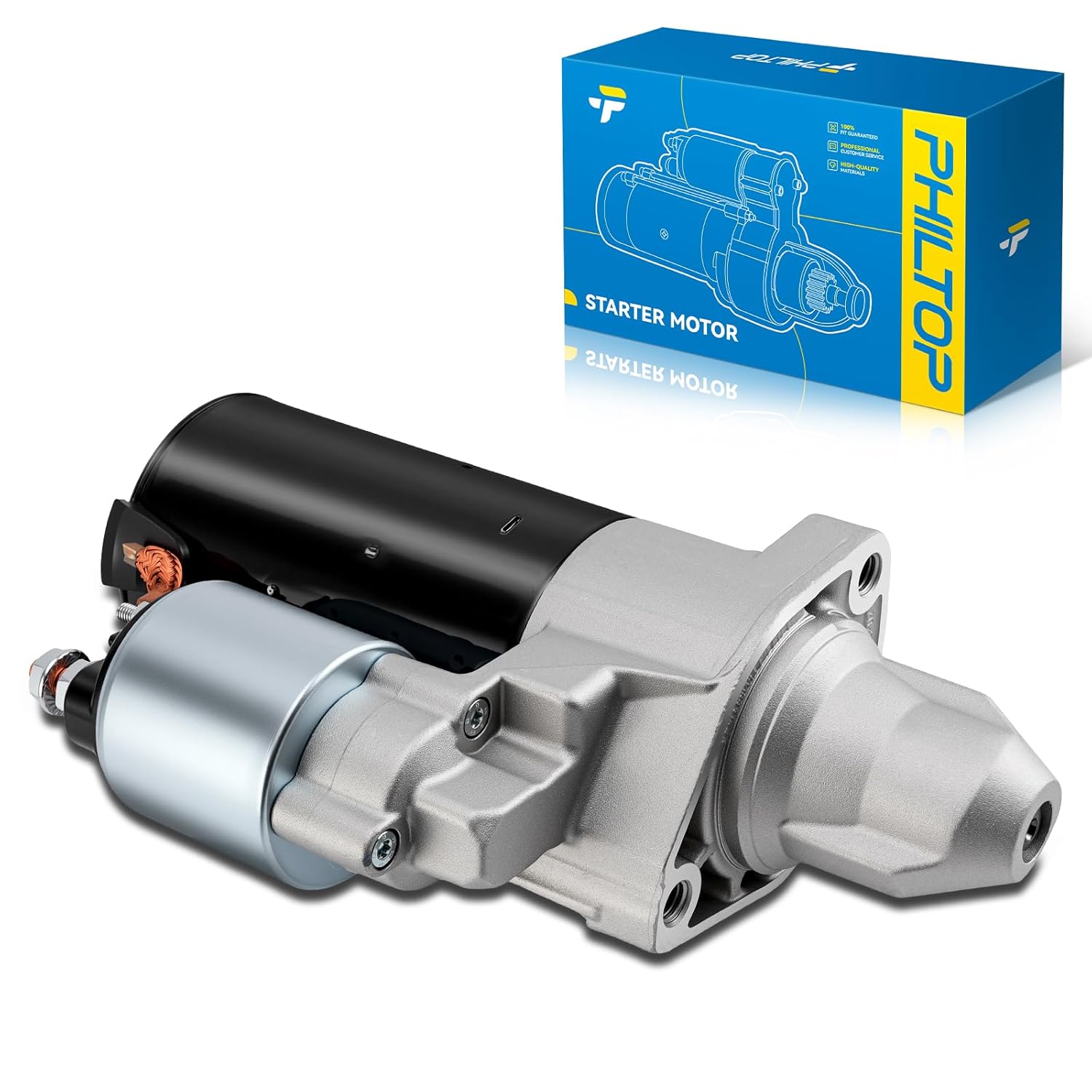 PHILTOP Starter Motor Replace 17757N Compatible with SL500, E55 AMG, E320, ML320, C280, CLK320, S430, S500, CL500, ML350, GL350, CLK430, E430, ML500
