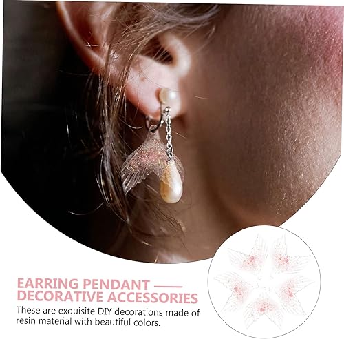 Miniatura 2 de TEHAUX 30 Pcs Mermaid Tail Hawaiian Decor Mermaid Theme Party Favors Mermaid Necklace Charms Adorable Pendants Mariposas Decorativas Para Pared