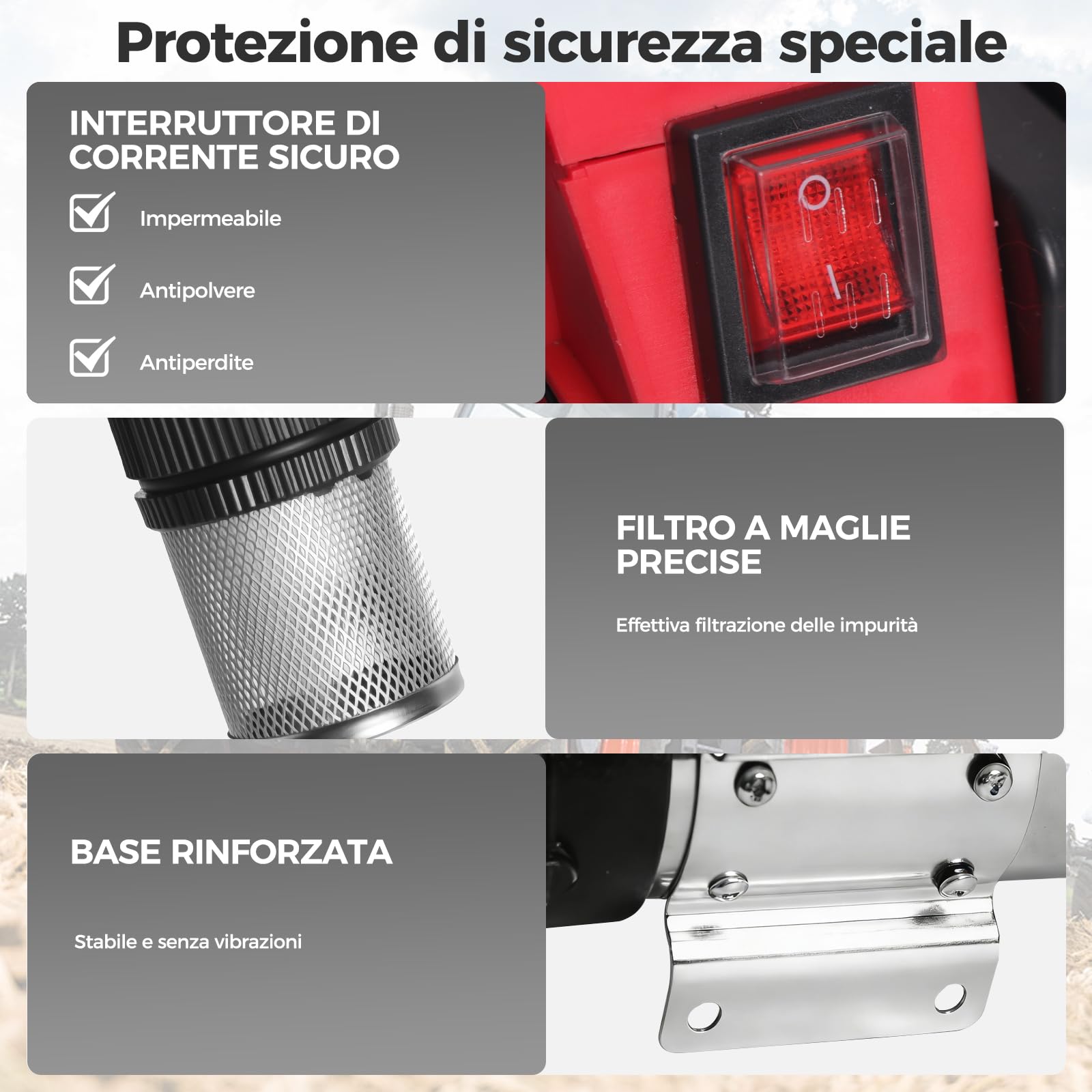 Bostar Pompa Travaso Gasolio 21V (Compatibile Makita), 45L/min Pompa Elettrica Autoadescante (5m) & Prevalenza 10m, Kit con Pistola Automatica & 5 Palette di Ricambio, per Trattore (Agricolo) & Stufe