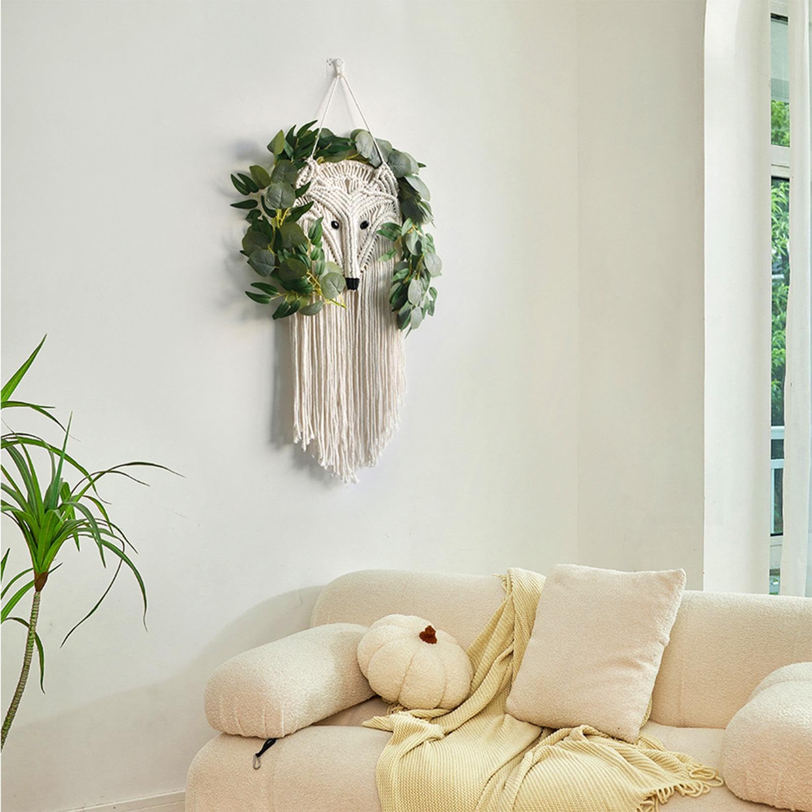TYUKXJH Boho Macrame Wall Art Intrecciato Lungo Appartamento Casa