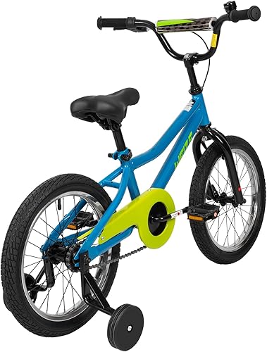 Miniatura 4 de Bicicleta infantil WEIZE, 16 y 20 pulgadas para niños y niñas de 4 a 12 años, altura del ciclista 41-62 pulgadas, asiento y manillares ajustables,