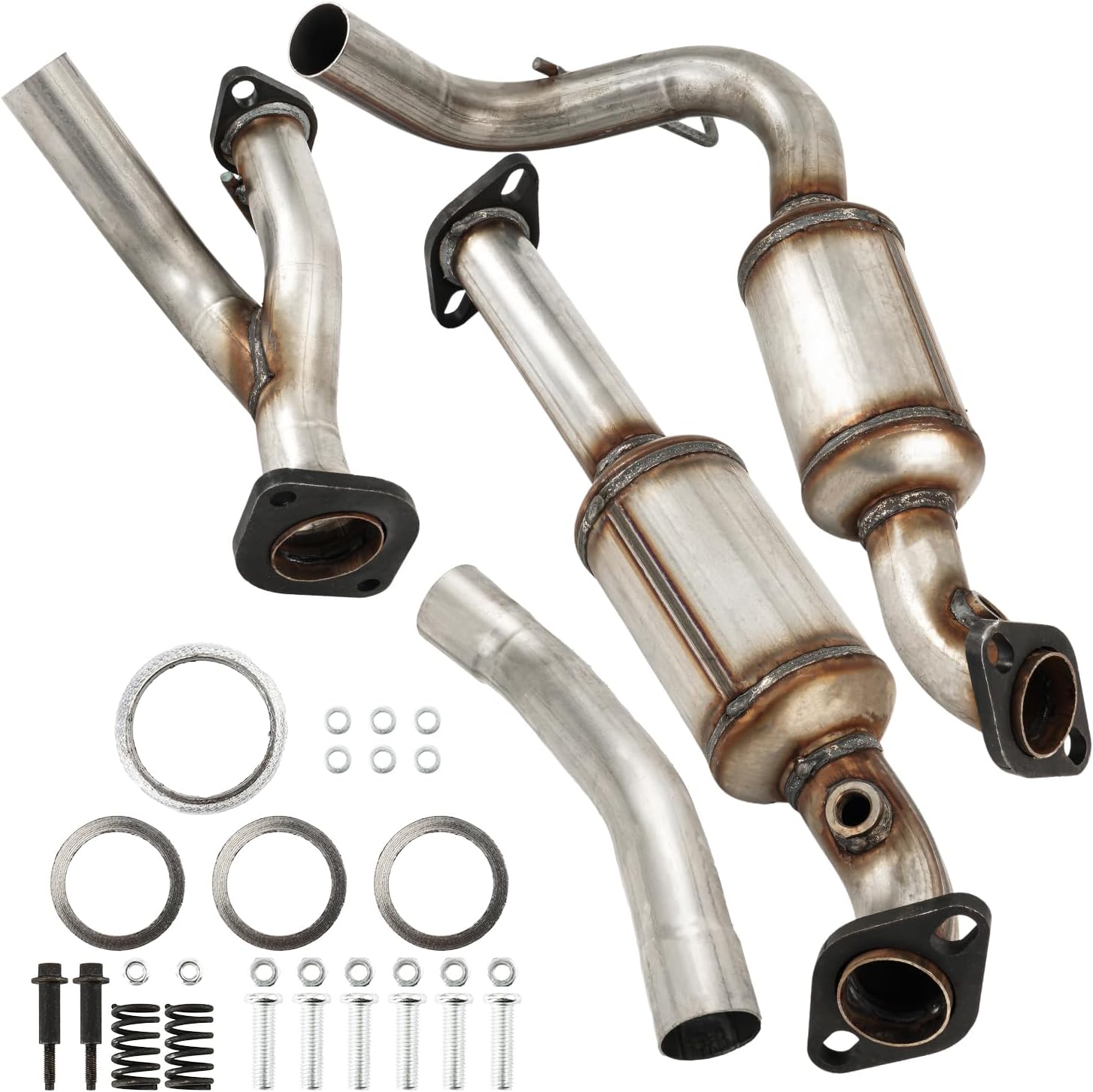 Catalytic Converter Compatible With Toyota 2005-2015 Tacoma 4.0L Rear Left/Raer Right 52451/50352 2pcs Stainless Steel High Flow Catalytic Convertor