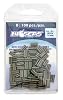 Hi-Seas Mini Double Barrel Copper Sleeves, 0.8 mm ID, 1.6 mm OD, 5.0 mm Length, Black, 100 pc